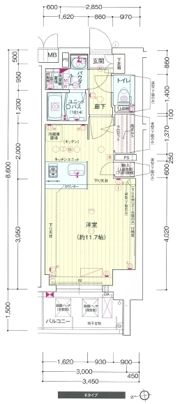 プレサンスジェネ千種内山の間取り画像