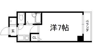 ユニバーシティ丸光の間取り画像