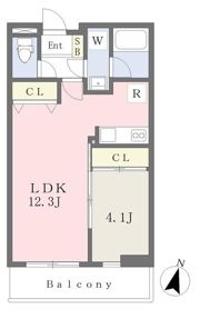 グレイシャスK駒沢の間取り画像