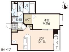 Shetland CourtⅡの間取り画像