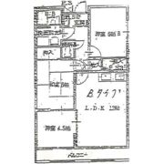 ハイツ四ツ池の間取り画像