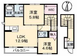 Primo Amore A棟の間取り画像