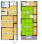 木村貸家（宇品西）の間取り画像