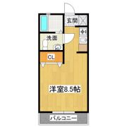 桂コーポ神谷の間取り画像