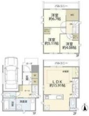 名古屋市天白区の間取り画像