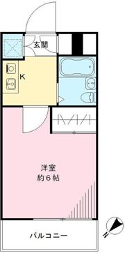 瑞江マキノビルの間取り画像