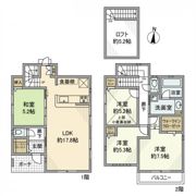 下井草戸建の間取り画像
