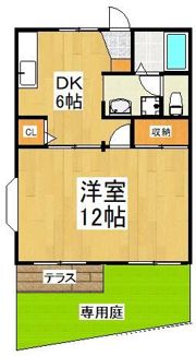 アップルパイⅢの間取り画像