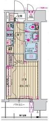 プレサンス桜川グロワールの間取り画像