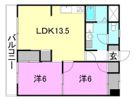 スカイビル生石の間取り画像