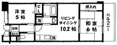 サンパレス横浜の間取り画像
