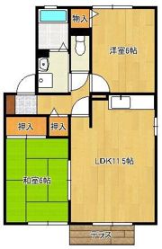 セジュール福西の間取り画像