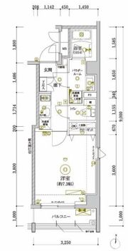 RELUXIA清澄白河の間取り画像