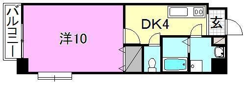 ドルーク南道後の間取り画像