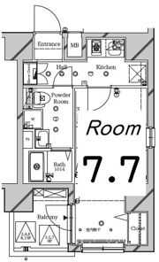 クレストタップ綾瀬の間取り画像