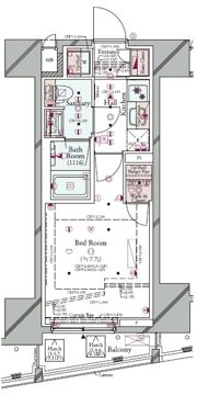 コンシェリア東京 ＜HIGASHIJUJO RESIDENCE＞の間取り画像