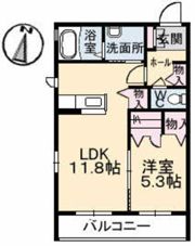 シャーメゾン東雲の間取り画像