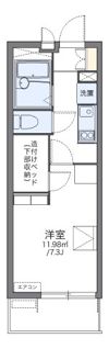 レオパレスパークタウン北斗の間取り画像