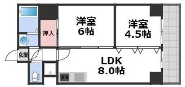ウエンズ小路の間取り画像