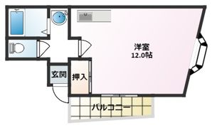 サンライズ白鳩の間取り画像