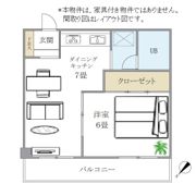 ニューハイツ中落合の間取り画像