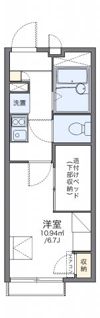 レオパレス明和第2の間取り画像