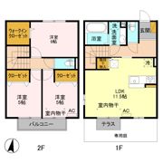 グランテラス三俣の間取り画像
