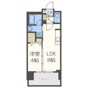 アーバネックス北堀江llの間取り画像