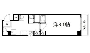 ウエスト一条の間取り画像