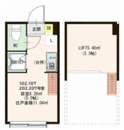 ハーモニーテラス大井Ⅱの間取り画像
