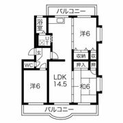 ガーデンハイツB棟の間取り画像