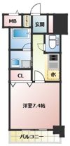 セレッソコート新大阪の間取り画像