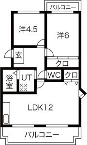 フォンテ川名の間取り画像