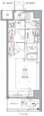 クレヴィスタ綾瀬Ⅲの間取り画像