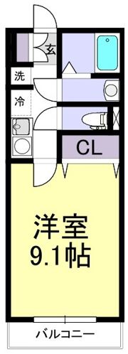 ソレイユ検見川浜の間取り画像