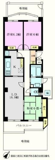 あさかヴィレッジ パティオ棟の間取り画像