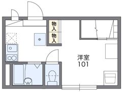 レオパレスブリッサの間取り画像