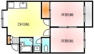 岡ノ城ハイツIIの間取り画像