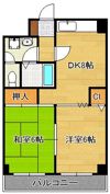 ダイナコート折尾IIの間取り画像
