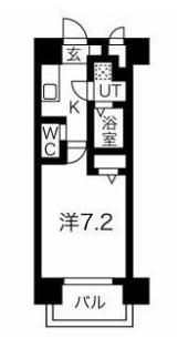 エグゼ難波西IIの間取り画像