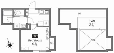 TWEED東中野の間取り画像