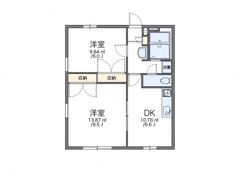 レオパレス池田S・Yの間取り画像
