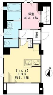 ヴェルデブレッツア等々力の間取り画像