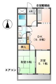 LaVieEnRose (ラヴィアンローズ)の間取り画像