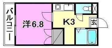 桑原マンションの間取り画像