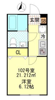 CFジオーレ町屋の間取り画像