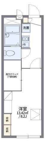 レオパレスしゃらの間取り画像