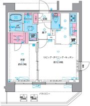 GENOVIA南千住Ⅵskygardenの間取り画像