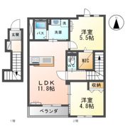 LongRiver四郎丸の間取り画像