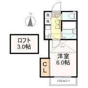 サン・シャルム中野栄の間取り画像
